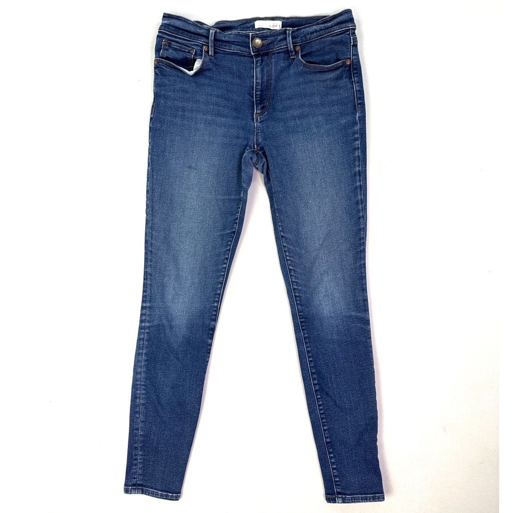 Ann Taylor LOFT Womens 29 8 Legging Jeans Medium Wash Skinny Denim Stretch